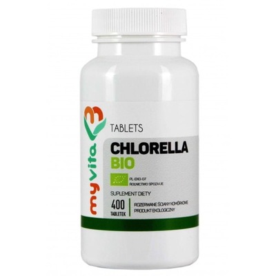 Chlorella MyVita tabletki 400 szt. 500g detox i oczyszczania