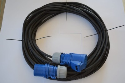 Gniazdo wtyczka CEE 230V kabel przedłużacz 30m 3x1,5mm