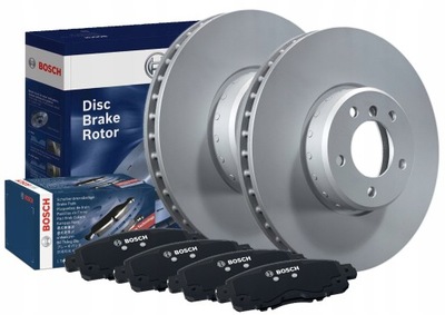 DISCS PADS FRONT BOSCH MITSUBISHI GRANDIS  