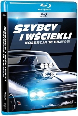 Szybcy i wściekli 1-10 (Blu-Ray) (Blu-Ray)