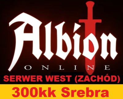 ALBION ONLINE SREBRO SILVER COINS 300KK 300 MLN SERWER WEST AMERYKA