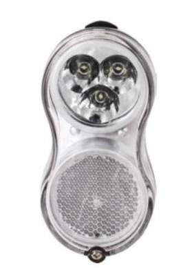 PROMO LAMPA PRZÓD LA297 DYNAMO 3LED ODBLASK