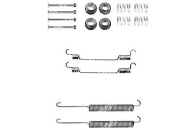 ПРУЖИНИ КОЛОДОК HAM. FORD ЗАД TRANSIT 00- DELPHI H