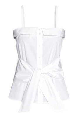 H&M Bawełniany top rozm. 40 L