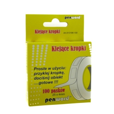 Penword Klejące kropki 100 pasków
