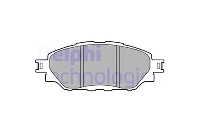 DELPHI КОЛОДКИ ТОРМОЗНЫЕ ПЕРЕД TOYOTA HILUX VIII 2.4D 2.7 2.8D 05.15-