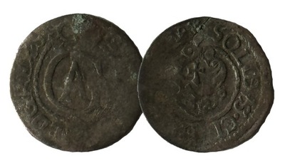 szeląg, Gustaw I Adolf, Ryga 1629? srebro (106)