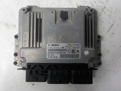 CITROEN BERLINGO II COMPUTADOR UNIDAD DE CONTROL 0281019817 9805947380  