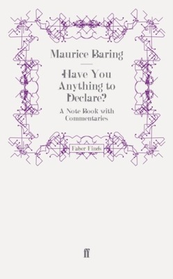 Have You Anything to Declare?: A Note Book with