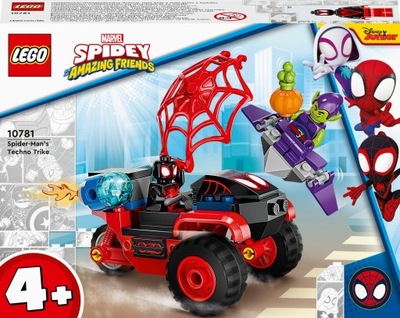 LEGO Heroes 10781 Technotrójkołowiec Spider-Mana