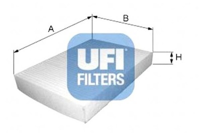 UFI FILTRO DE CABINA FIAT LINEA 1.3JTD 07- UFI  