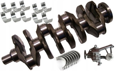 Wał коленчатый вкладыши насос renault master 2.5 dci фото №1