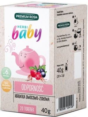 Herbatka dla dzieci i niemowląt ODPORNOŚĆ 20x2g