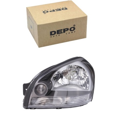 Фара лампа правая hyundai tucson jm 2004- фото №1