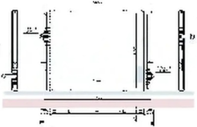 Радиатор воздуха интеркулер 606397 nissens фото №1