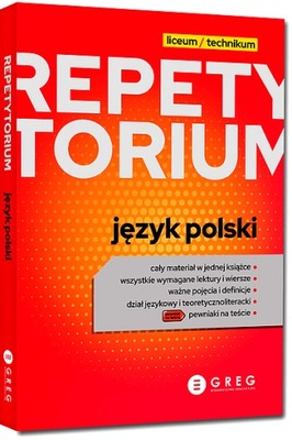 REPETYTORIUM JĘZYK POLSKI NOWA MATURA 2023