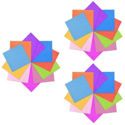 Brokatowy papier origami