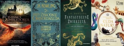 Fantastyczne zwierzęta Rowling pakiet 4 książki