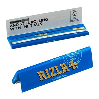 BIBUŁKI BLETKI RIZLA BLUE SLIM KS