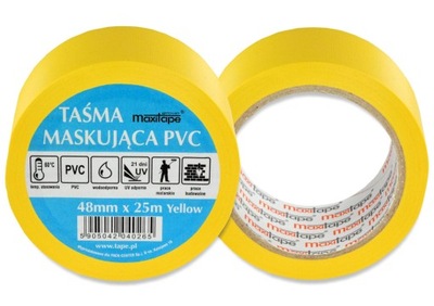 Taśma maskująca PVC Maxitape 38mm x 25m