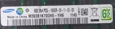 Pamięć serwerowa ECC: Samsung 8GB DDR3 1333MHz