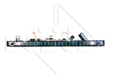 Nrf радиатор двигателя автоматическая kia carens ii фото №1