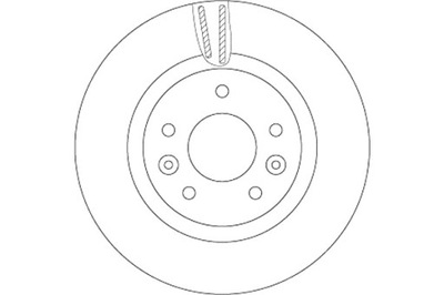 Trw тормозные диски тормозные 2szt. перед nissan leaf qashqai i qashqai ii фото №1