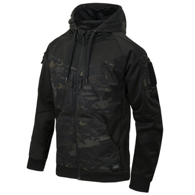 Bluza moro Helikon Rogue Hoodie Black/Multicam S