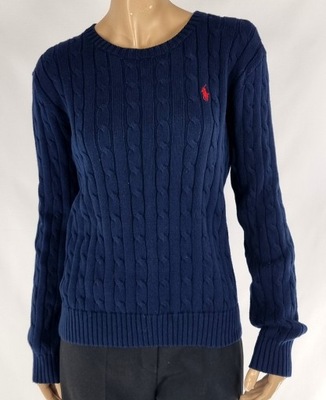 Ralph Lauren Granatowy Sweter 40 L