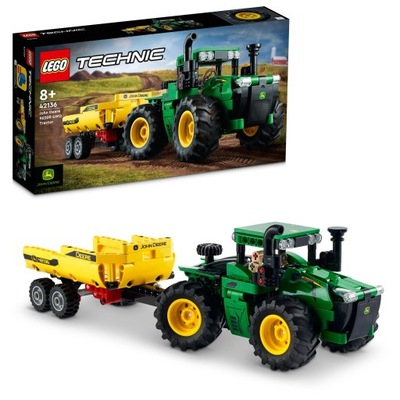 LEGO TECHNIC TRAKTOR JOHN DEERE 42136 KLOCKI POJAZD ROLNICZY ROLNIK ZESTAW