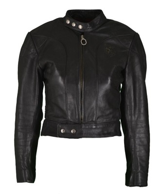 HARRO DAMSKA CHAQUETA MOTOCICLETA CUERO CUERO CHOPPER 38 S M  