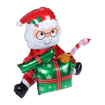 WESOŁYCH ŚWIĄT BALONY FOLIOWE DUŻE DMUCHANE DEKORACJE