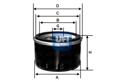 UFI FILTRAS ALYVOS DUCATI MOTOR UFI 