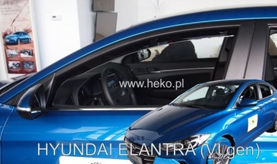 DEFLECTORES PARTE DELANTERA HEKO HYUNDAI ELANTRA VI 2016-2020  