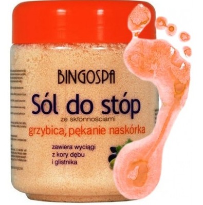 BINGOSPA Sól do stóp Grzybica Pękanie naskórka