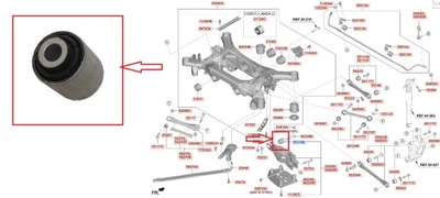 CASQUILLO PALANCA SUSPENSIONES TRASERO KIA STINGER  