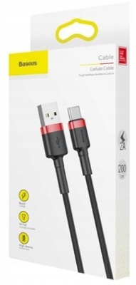 Kabel USB - USB typ C Baseus 2m szybkie ładowanie