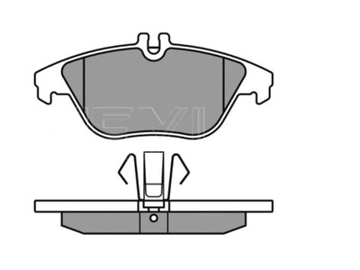 PADS BRAKE MEYLE REAR MERCEDES W204 07-  