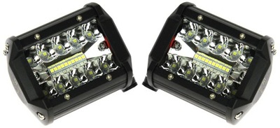 ФАРА РАБОЧАЯ 20 LED (СВЕТОДИОД ) ПАНЕЛЬ 60W CREE 12V 24V 2 ШТУКИ.