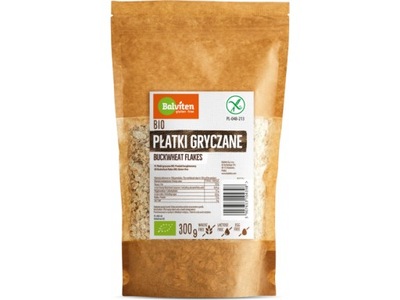 BIO Płatki gryczane 300g. Produkt bezglutenowy