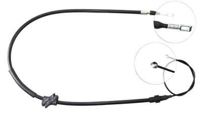 CABLE FRENOS DE MANO AUDI 100 88-90  