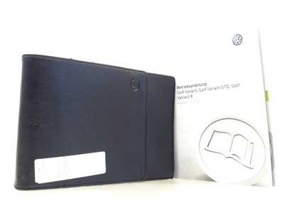 ETUI+KSIAZKA INSTRUKCJI MANTENIMIENTO SERWISU VW GOLF VII  