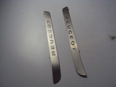 Накладки порогові перед peugeot 5008 i 2009- фото №1