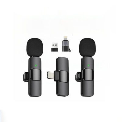 Bezprzewodowy mikrofon krawatowy USB C