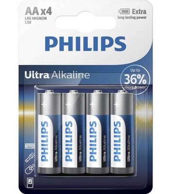 Bateria alkaliczna Philips AA (R6) 4 szt.