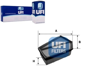 UFI FILTRO AIRE E837L LX1924 C29150 A1400  