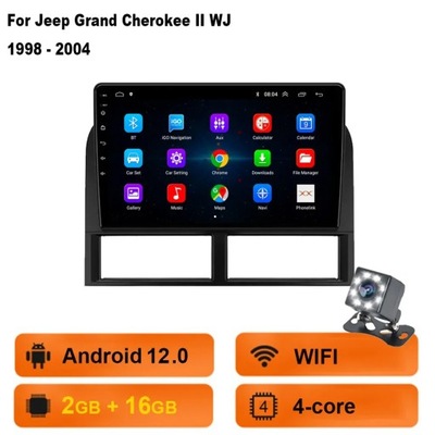 NAWIGATOR GPS ANDROID13 PARA JEEP GRAND CHEROKEE II WJ 1998-2004 CARPLAY RDS  