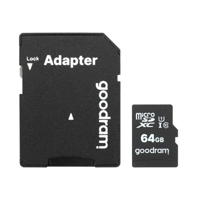 KARTA PAMIĘCI MICRO MICROSD SDHC 64GB CL10 UHS-I