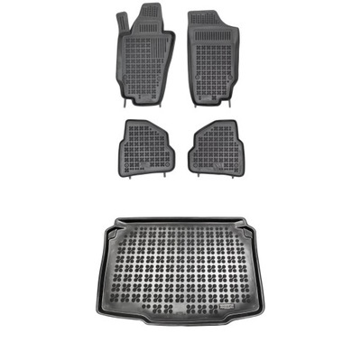 RUBBER SET MATS I MAT SEAT IBIZA IV 2008-2017 5 DOOR  