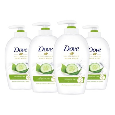 Dove Nourishing Mydło Płynie Ogórek 4x250ml